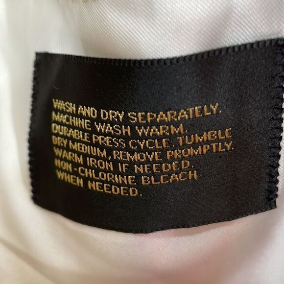 VINTAGE‎ HAGGAR BLAZER IN BLUE AND WHITE PINSTRIPES - Picture 9 of 9